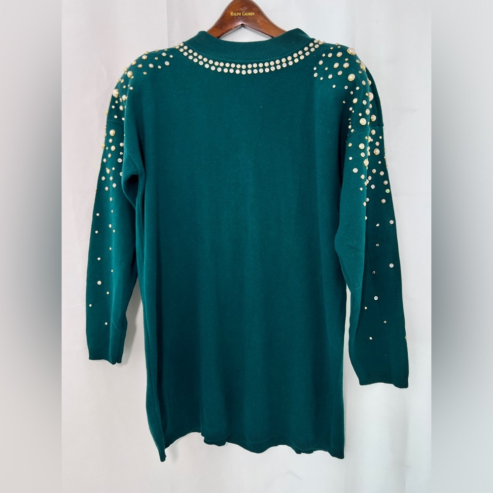 VINTAGE 80s Clodia Dee embellished SWEATER